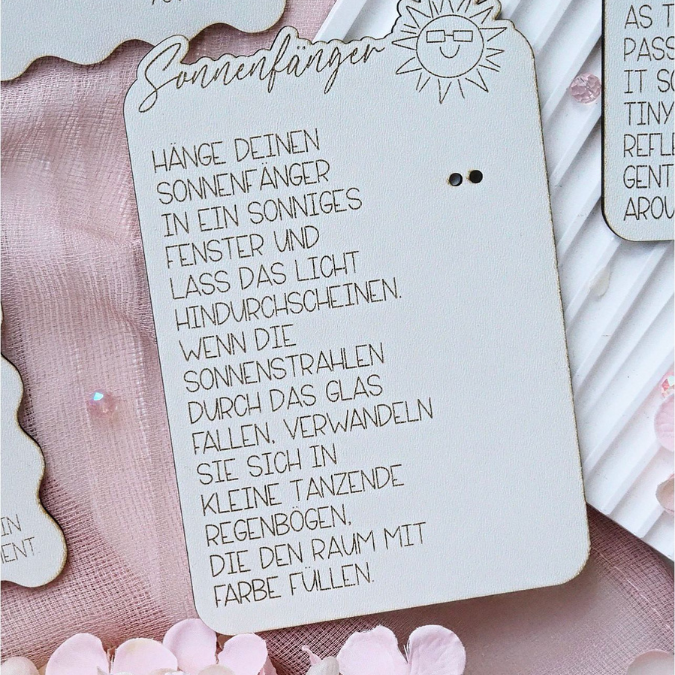 SVG Laserdatei Verpackung Halter für Sonnenfänger verschiedene Designs Anhänger Gute Laune Sommer Sonne Kristall SVG Datei – Bild 20
