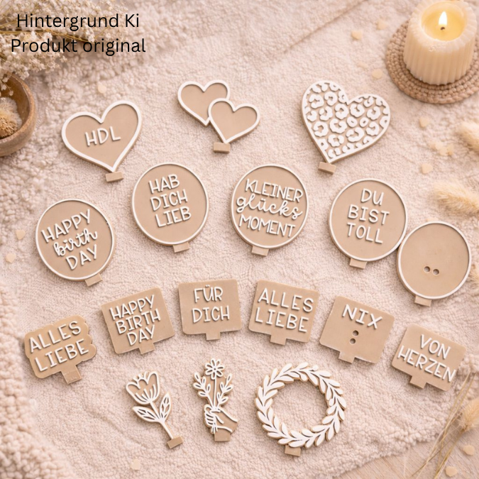 STL 3D Druck Datei XXl Set für Kerzenglas Banderolen Deckel und Stecker Hök Gök 3D-Druck Datei Mama Oma Geburtstag Mitbringsel Geldgeschenk – Bild 7