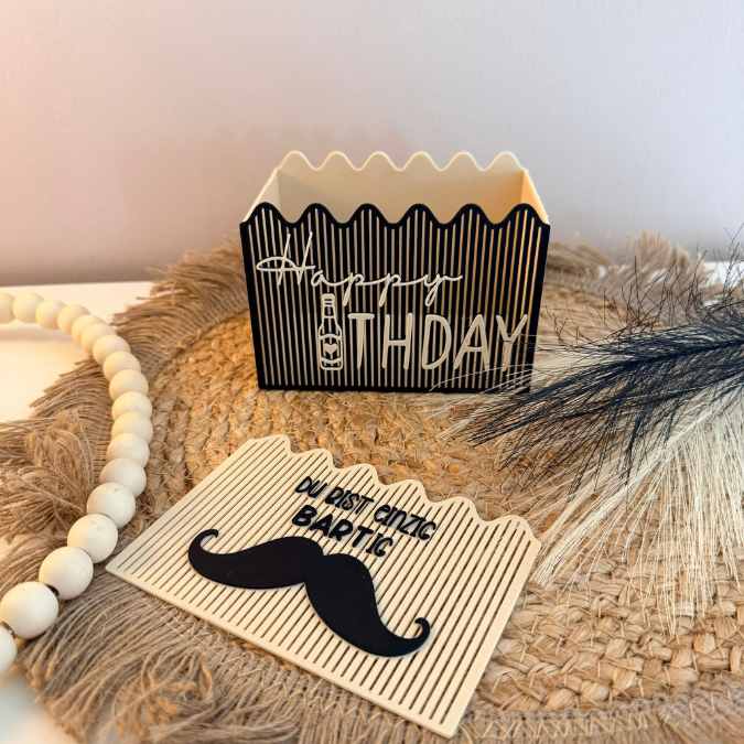 STL 3D Druck Datei Vatertag Männer Bier Geburtstag Box mit Deckel zum kleben 2 Designs BIERthday einzigBartig 3D-Druck Datei 122x86x75 – Bild 3