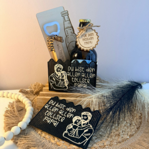 STL 3D Druck Datei Aller tollste Papa Vatertag M&auml;nner Mann Geburtstag Box mit Deckel zum kleben 2 Designs 3D-Druck Datei 122x86x75