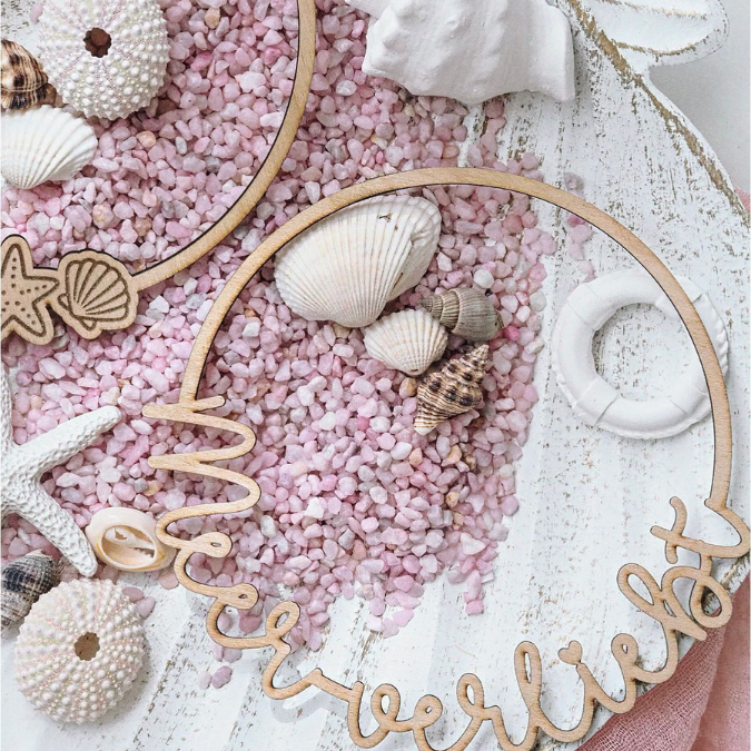 SVG Laserdatei 2 Designs Kranz Kränze Meerverliebt Muscheln Maritim Urlaub Meer Urlaub Ostsee Nordsee Sommer Heimathafen SVG Datei – Bild 16
