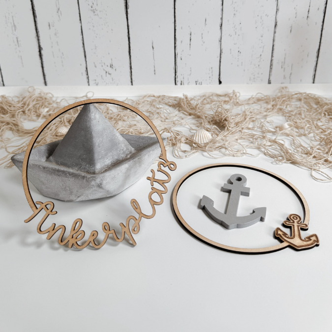 SVG Laserdatei 2 Designs Kranz Kränze Anker Ankerplatz Maritim Urlaub Meer Urlaub Ostsee Nordsee Sommer Heimathafen SVG Datei – Bild 8
