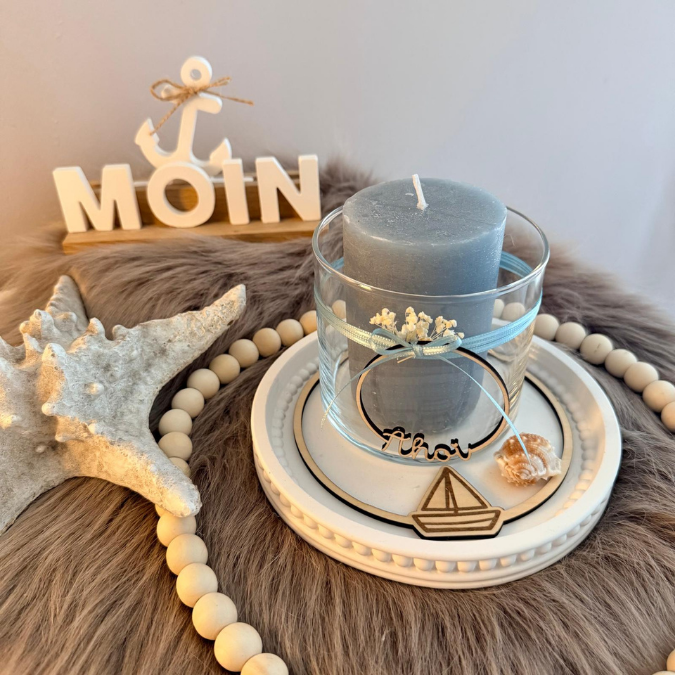 SVG Laserdatei 2 Designs Kranz Kränze Ahoi Segelboot Maritim Urlaub Meer Urlaub Ostsee Nordsee Sommer Heimathafen SVG Datei – Bild 14
