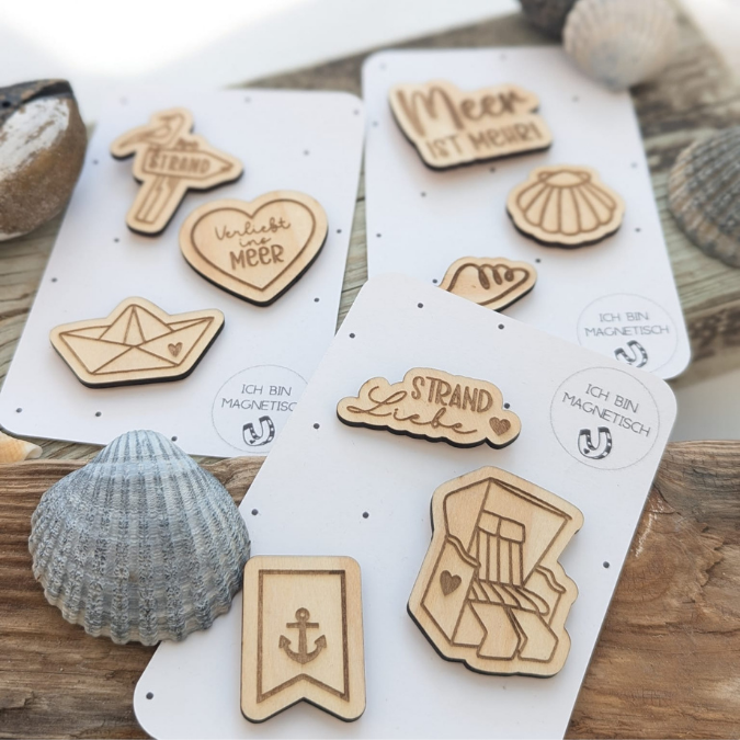 PRINT DRUCKVORLAGE PDF Verpackung Kleinigkeiten Geschenkkarte Magnet Ich bin magnetisch Info Magnet Kleinigkeit Printable zum ausdrucken – Bild 5