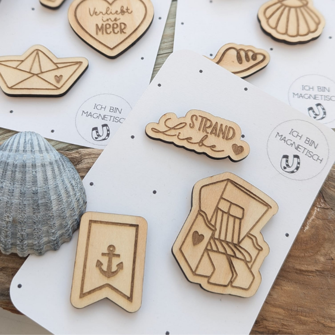 PRINT DRUCKVORLAGE PDF Verpackung Kleinigkeiten Geschenkkarte Magnet Ich bin magnetisch Info Magnet Kleinigkeit Printable zum ausdrucken – Bild 6