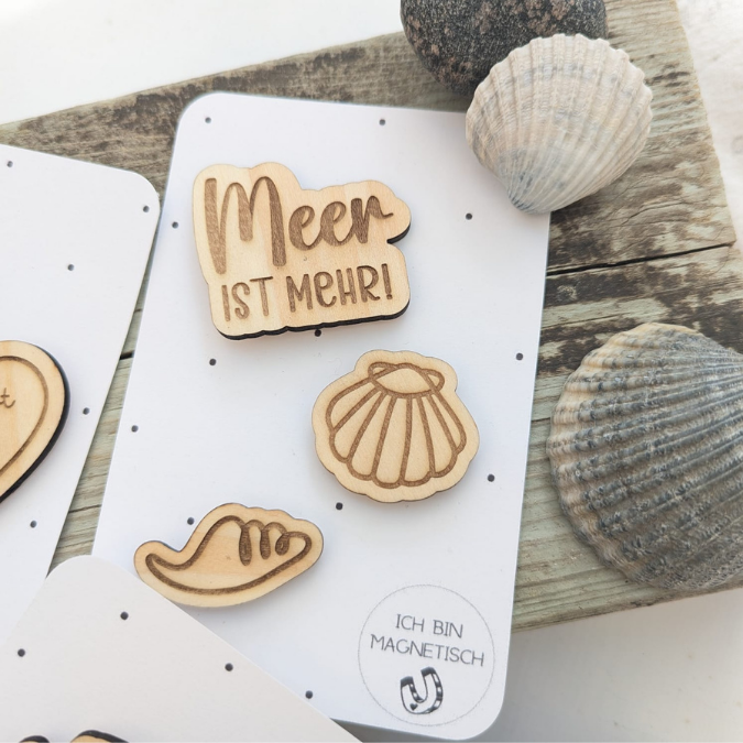PRINT DRUCKVORLAGE PDF Verpackung Kleinigkeiten Geschenkkarte Magnet Ich bin magnetisch Info Magnet Kleinigkeit Printable zum ausdrucken – Bild 2