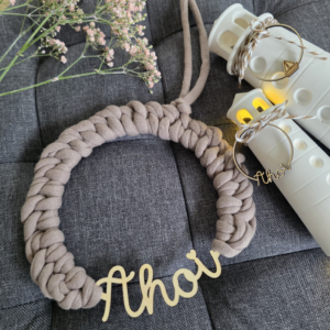 SVG Laserdatei 2 Designs Kranz Kränze Ahoi Segelboot Maritim Urlaub Meer Urlaub Ostsee Nordsee Sommer Heimathafen SVG Datei