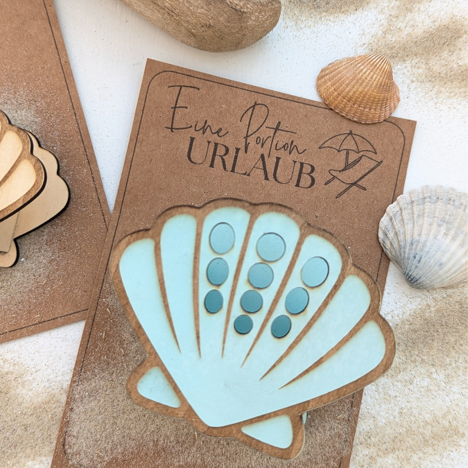 SVG Laserdatei 4 Designs Muschel und Seestern zum füllen mit Blumen, Geld oder Ballonlicht Sommer Maritim Lichtdatei Leuchtdeko SVG-Datei – Bild 13
