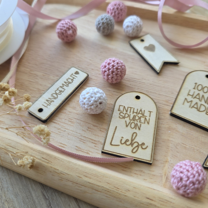 SVG Laserdatei Geschenkanhänger 10 designs Handmade made with love diy Handgemacht herz verschiedene Anlässe Geschenkidee SVG Datei – Bild 7