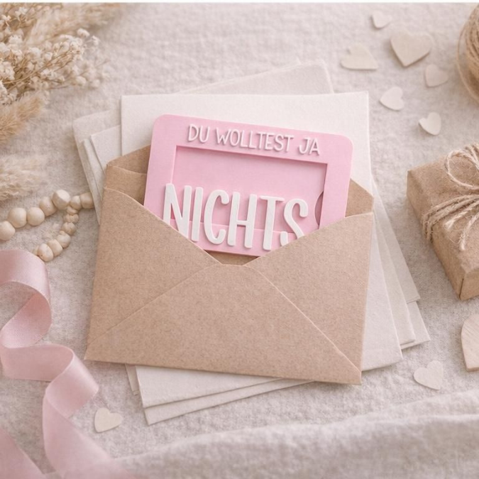 STL 3D Druck Datei 8 designs Gutscheinkarten Verpackung Wunschgutschein zum kleben Männergeschenk Geburtstag Kleinigkeit Gutschein Karten – Bild 3