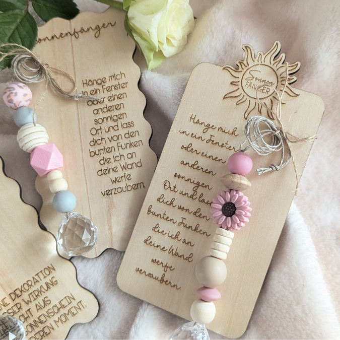 SVG Laserdatei Verpackung Halter für Sonnenfänger verschiedene Designs Anhänger Gute Laune Sommer Sonne Kristall SVG Datei – Bild 7