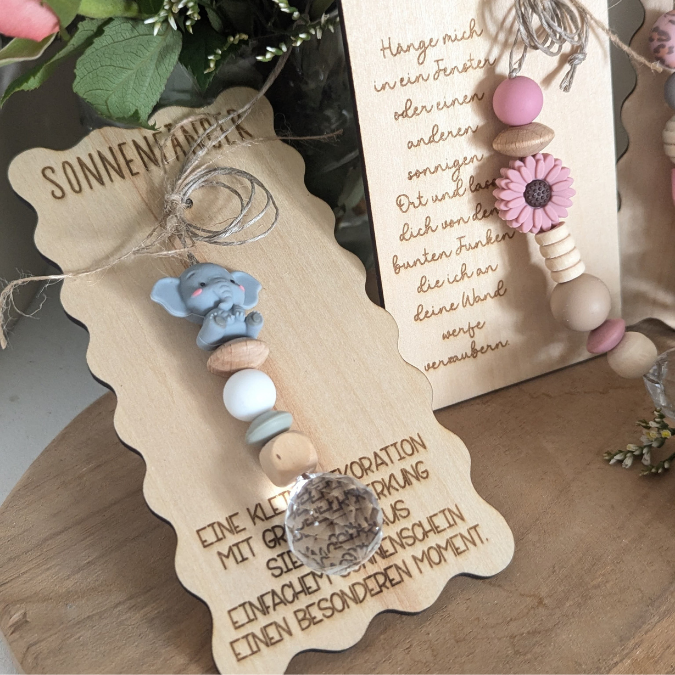 SVG Laserdatei Verpackung Halter für Sonnenfänger verschiedene Designs Anhänger Gute Laune Sommer Sonne Kristall SVG Datei – Bild 10