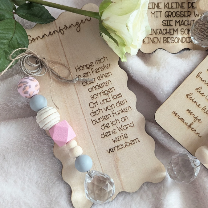SVG Laserdatei Verpackung Halter für Sonnenfänger verschiedene Designs Anhänger Gute Laune Sommer Sonne Kristall SVG Datei – Bild 5