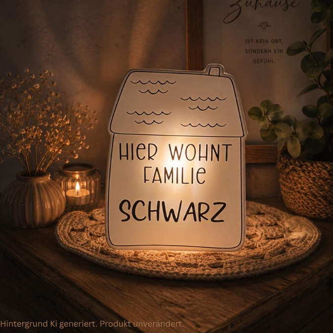 STL 3D Druck Datei Solarlichter Haus 4 Designs zum personalisieren Hausnummer Willkommen 3D-Datei 3D-Druck Vorlage zum stellen oder stecken – Bild 7