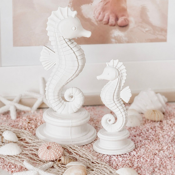 STL 3D Druck Datei Seepferd Skulptur Büste Meer Maritim 3d Druck Deko Homeinterior Homedcor 3D-Druck Datei