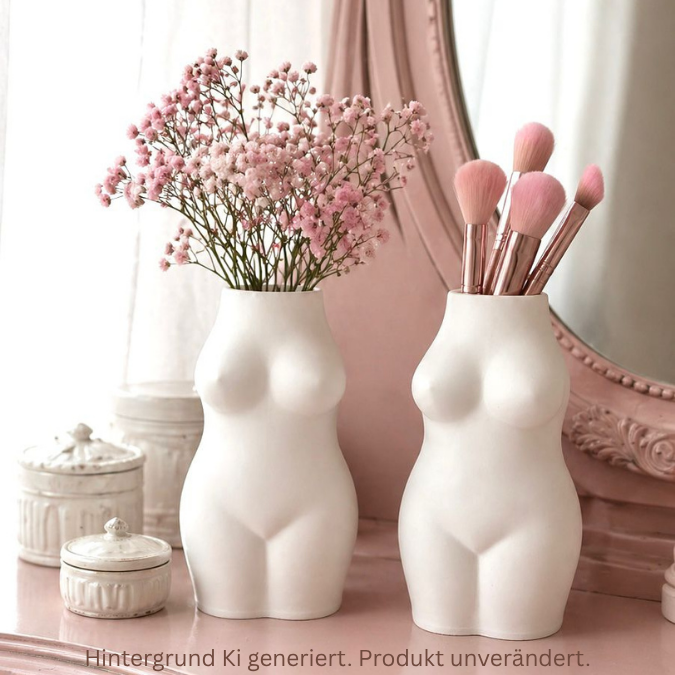 STL 3D Druck Datei 2er Set Body Vasen Frauenkörper Busen Büste Körper Selbstliebe positivity Shabby 3d Druck Vase 3D-Druck Datei Vase Frau – Bild 20
