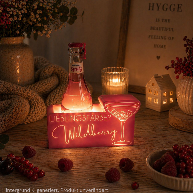 STL 3D Druck Datei Licht Box für kleine Flaschen und andere Geschenke Flaschenhalter Wildberry mit Deckel zum kleben 3D-Druck Datei Sommer – Bild 6