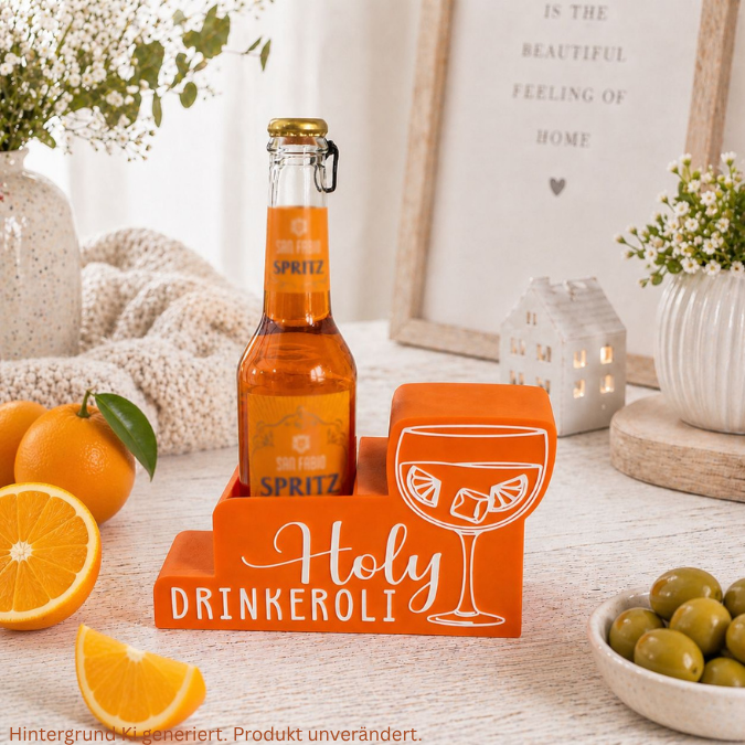 STL 3D Druck Datei Licht Box Holy Drinkeroli für Flasche Spritz od andere Geschenke Flaschenhalter Deckel zum kleben 3D-Druck Datei Sommer – Bild 2