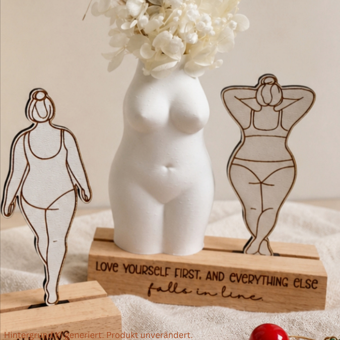 STL 3D Druck Datei 2er Set Body Vasen Frauenkörper Busen Büste Körper Selbstliebe positivity Shabby 3d Druck Vase 3D-Druck Datei Vase Frau – Bild 18