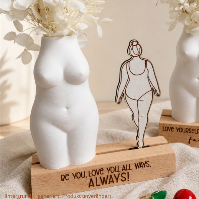 STL 3D Druck Datei 2er Set Body Vasen Frauenkörper Busen Büste Körper Selbstliebe positivity Shabby 3d Druck Vase 3D-Druck Datei Vase Frau – Bild 17