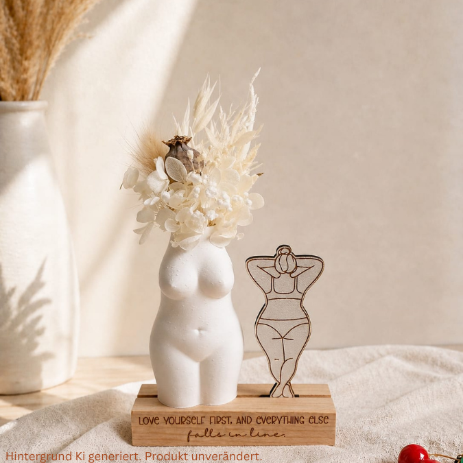 STL 3D Druck Datei 2er Set Body Vasen Frauenkörper Busen Büste Körper Selbstliebe positivity Shabby 3d Druck Vase 3D-Druck Datei Vase Frau – Bild 15