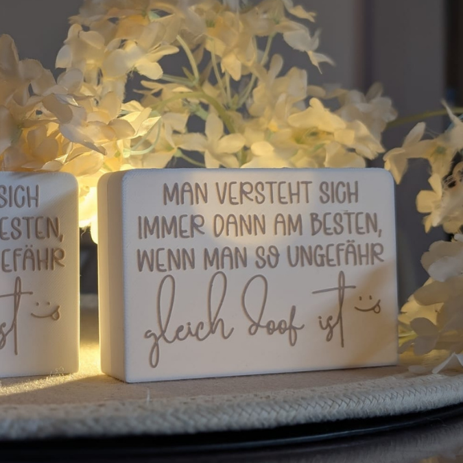 STL 3D Druck Datei Licht Box Freundschaft Geschenkidee Flaschenhalter oder Lichtbox zum füllen mit Deckel zum kleben 3D-Druck Datei – Bild 13
