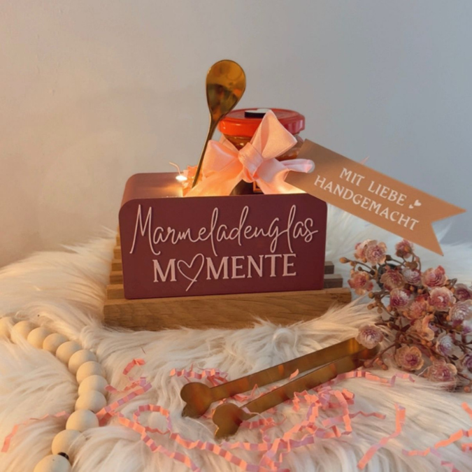 STL 3D Druck Datei Licht Box Marmeladenglasmomente Geschenkidee Flaschenhalter oder Lichtbox zum füllen mit Deckel zum kleben 3D-Druck Datei – Bild 7