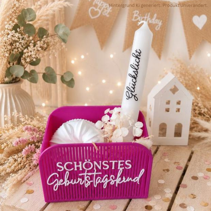 STL 3D Druck Datei Box mit Front zum kleben 4 Designs Geburtstag Kiste zum füllen Geschenkidee Geschenkverpackung Geschenkbox 3D-Druck Datei – Bild 4