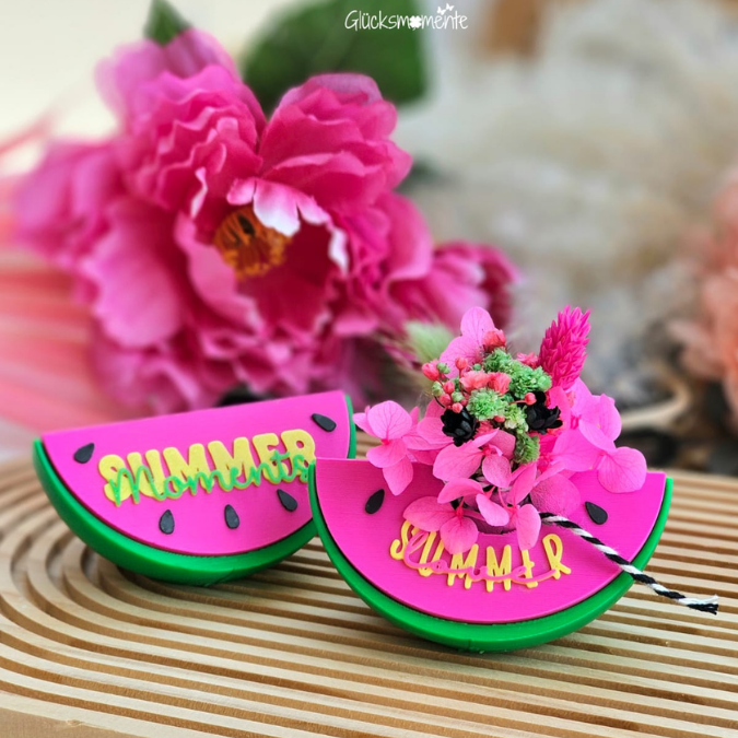 STL 3D Druck Datei Sommer Melone Wassermelone zum kleben Tischdeko Kerzenständer Teelichthalter Sommerparty Melonen – Bild 11