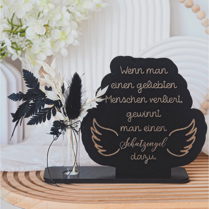 SVG Laserdatei Trauer Aufsteller und Holzscheiben für Verstorbene Erinnerung Anteilnahme Beerdigung 3mm 4 mm SVG Datei – Bild 13