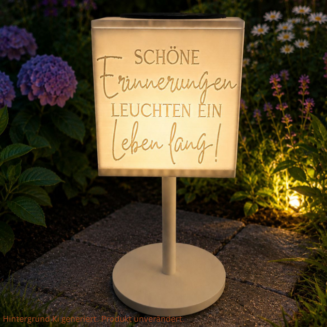 STL 3D Druck Datei Solarlampen Set jeweils 2 Designs in viereckig und 6 Eckig für 80mm Solarlichter 3D-Datei 3D Solarlampe Garten Outdoor – Bild 3