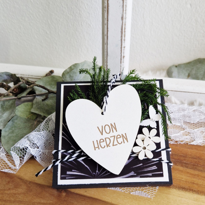 SVG Laserdatei Geschenkanhänger 15 Designs Herz Herzen verschiedene Anlässe Geschenkidee SVG Datei – Bild 13