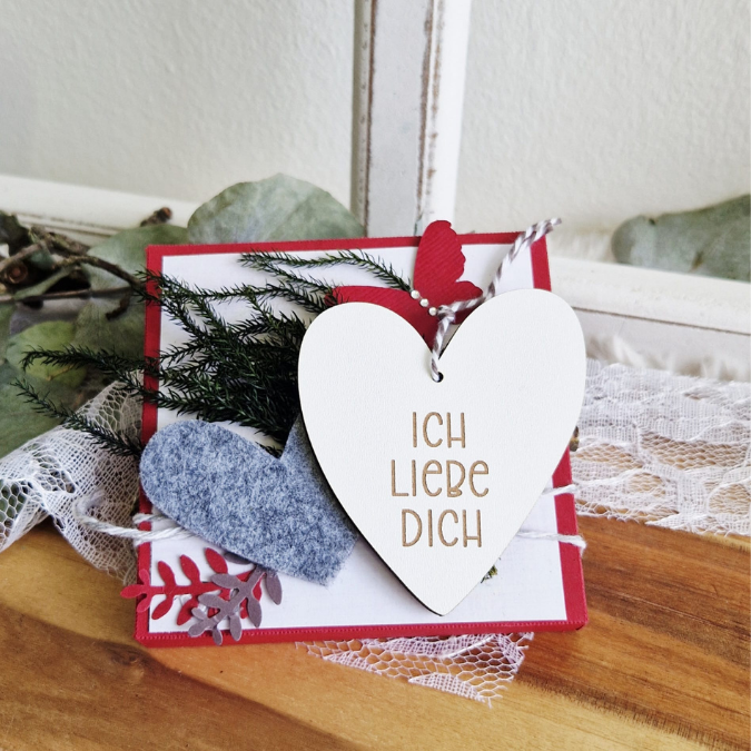 SVG Laserdatei Geschenkanhänger 15 Designs Herz Herzen verschiedene Anlässe Geschenkidee SVG Datei – Bild 17