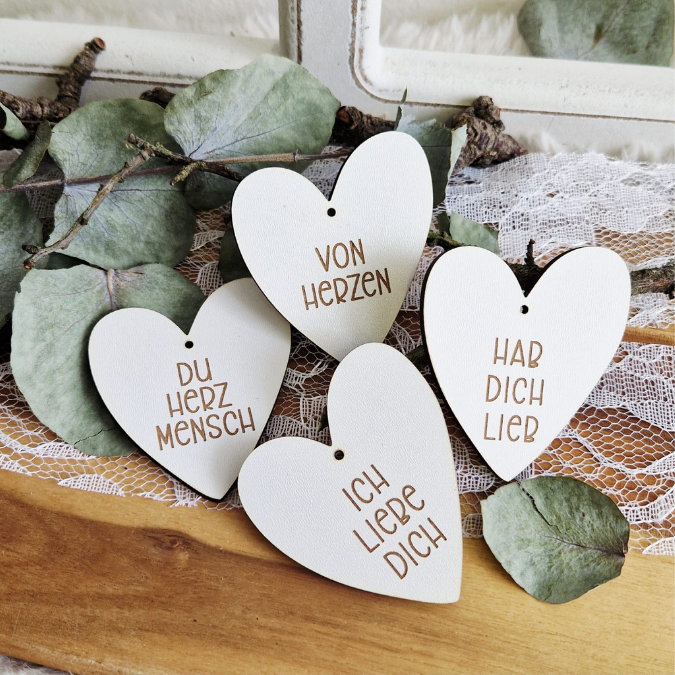 SVG Laserdatei Geschenkanhänger 15 Designs Herz Herzen verschiedene Anlässe Geschenkidee SVG Datei – Bild 21