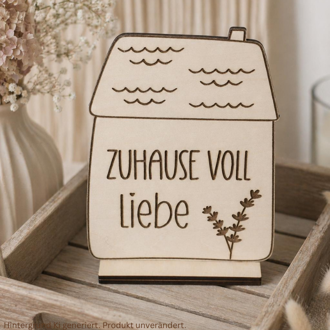 SVG Laserdatei Haus Zuhause Familie Segen Aufsteller und Wanddeko 3mm und 4mm SVG-Datei zum Einzug Hausbau Umzug – Bild 8