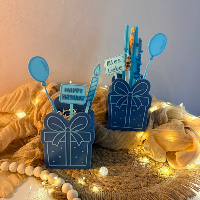 STL 3D Druck Datei Geschenk Box mit Deckel zum kleben und verschiedenen Steckern Mitbringsel Geschenkidee 3D-Druck Datei – Bild 4