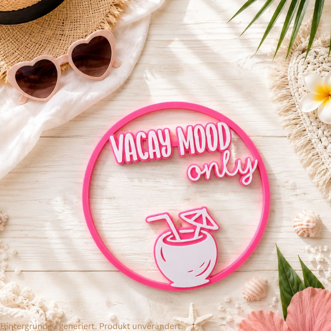 STL 3D Druck Datei Kränze 2er Drinks Sommer vacay chillout Cocktails Urlaub Anhänger Geschenkidee 3D-Druck Datei – Bild 3