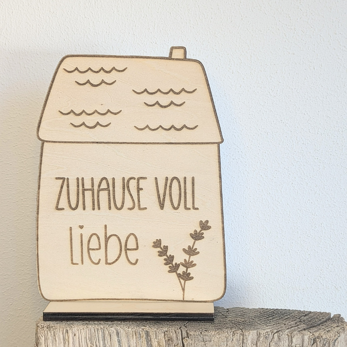 SVG Laserdatei Haus Zuhause Familie Segen Aufsteller und Wanddeko 3mm und 4mm SVG-Datei zum Einzug Hausbau Umzug – Bild 10