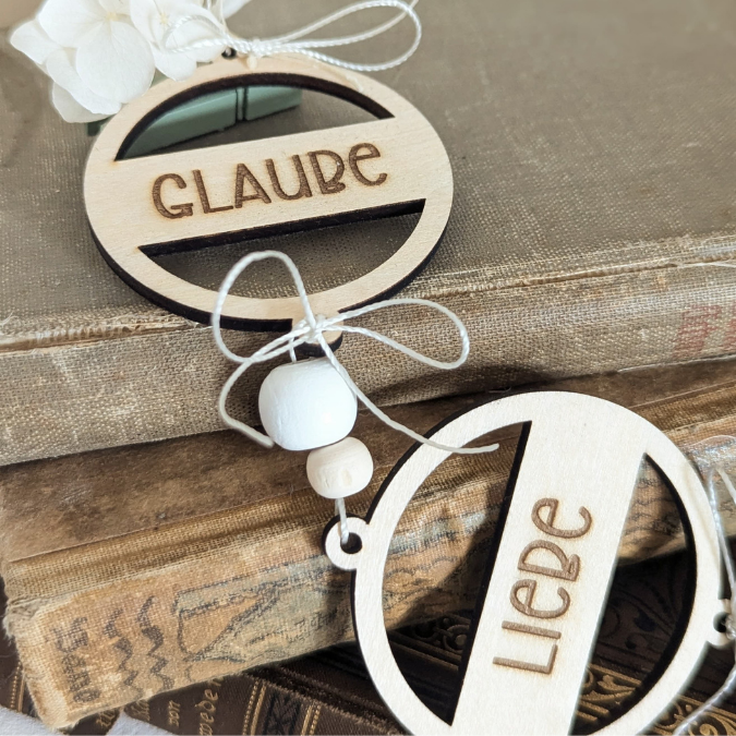 SVG Laser Datei Kranz Kränze 3er Set Glaube Liebe Hoffnung Laserdatei Deko geschenkidee Kirche Religion Türdeko – Bild 7