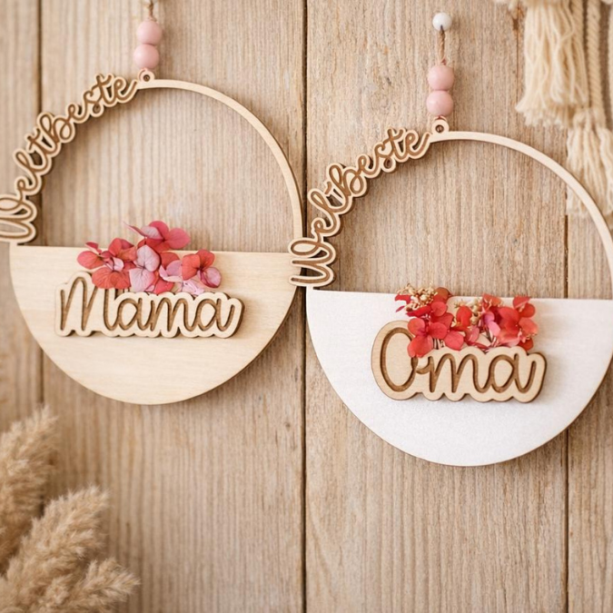 7 Designs Weltbeste... Kranz zum füllen mit Blumen oder Geld freundin Schwester Patentante Muttertag Freundschaft Mama OmaSVG Laserdatei – Bild 9