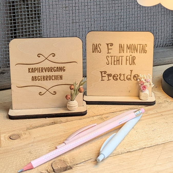 12 Designs SVG Laserdatei Büro Statements 3mm 4mm wechselbare Botschaften für Kollegen lustigSVG Datei Arbeit Sarkasmus – Bild 12