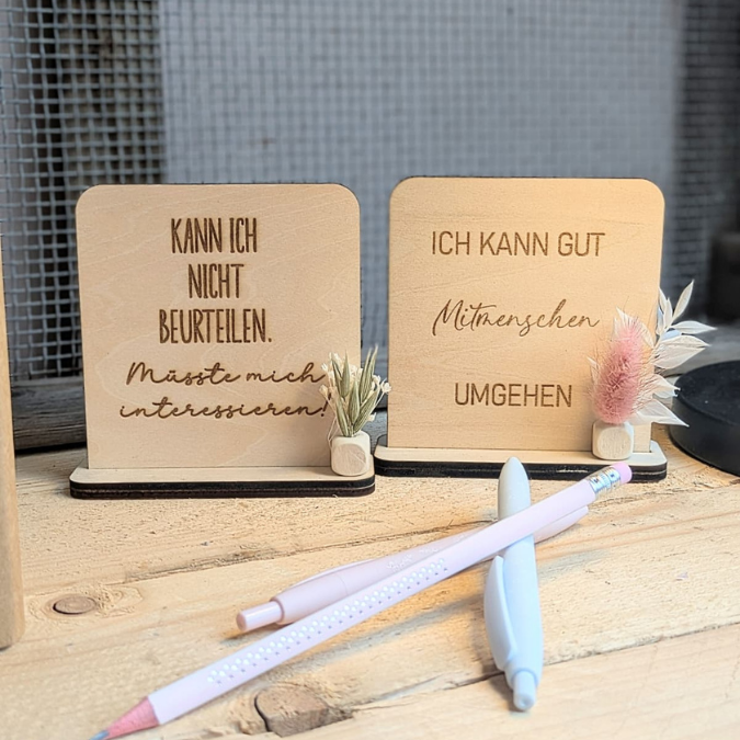 12 Designs SVG Laserdatei Büro Statements 3mm 4mm wechselbare Botschaften für Kollegen lustigSVG Datei Arbeit Sarkasmus – Bild 16
