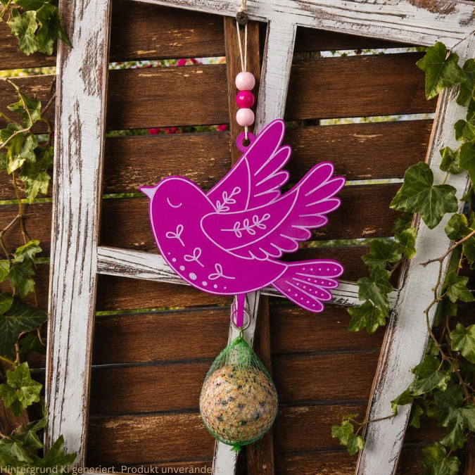 STL 3D Druck Datei Meisenknödel Halter Vogelfutter Halter 4 Designs zum hängen Garten – Bild 5