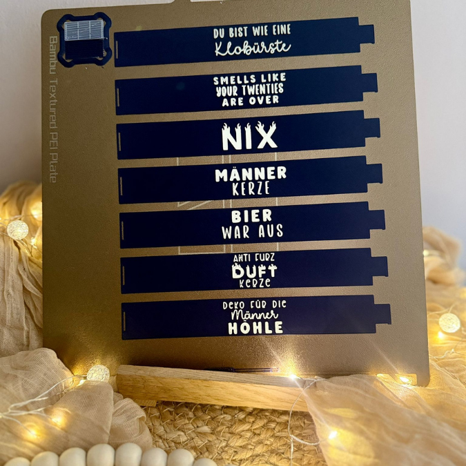 STL 3D Druck Datei Männer Mann XXl Set für Kerzenglas Banderolen Deckel und Stecker Hök Gök 3D-Druck Datei Geburtstag Geldgeschenk 67 Prost – Bild 8