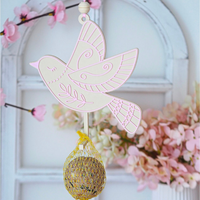 STL 3D Druck Datei Meisenknödel Halter Vogelfutter Halter 4 Designs zum hängen Garten – Bild 14