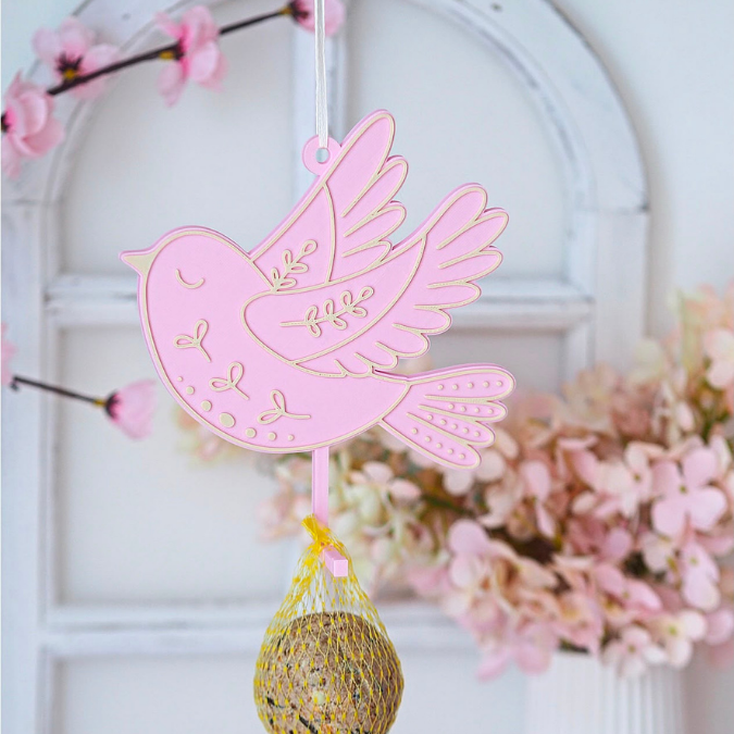 STL 3D Druck Datei Meisenknödel Halter Vogelfutter Halter 4 Designs zum hängen Garten – Bild 15
