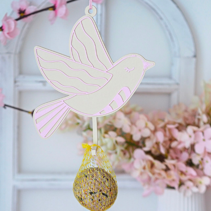 STL 3D Druck Datei Meisenknödel Halter Vogelfutter Halter 4 Designs zum hängen Garten – Bild 16