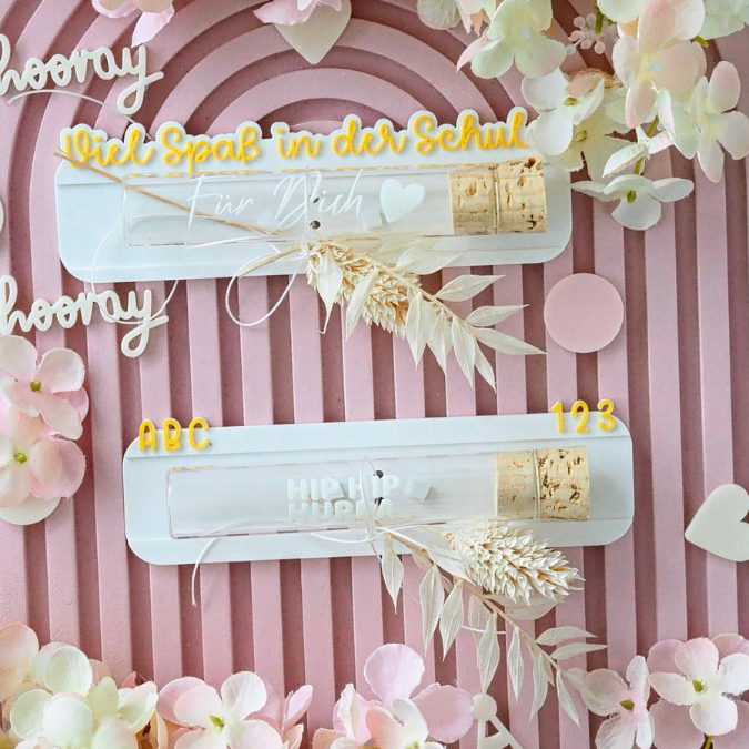 STL 3D Druck Datei 8er Set Geldgeschenk Einschulung Schulkind Schule Lolly oder Geldhalter Stift 3D-Druck Datei – Bild 10