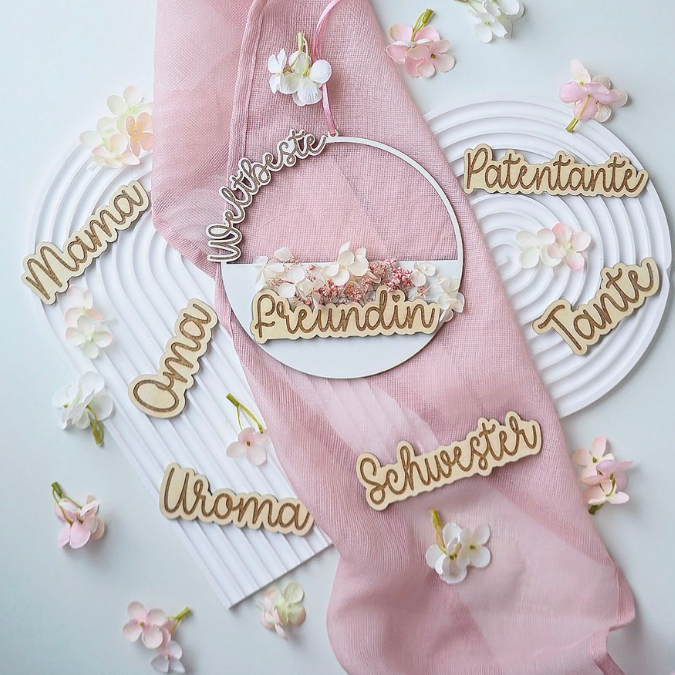 7 Designs Weltbeste... Kranz zum füllen mit Blumen oder Geld freundin Schwester Patentante Muttertag Freundschaft Mama OmaSVG Laserdatei – Bild 9