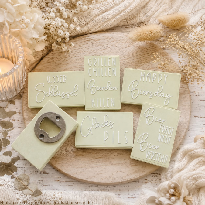 STL 3D Druck Datei 6 Designs Bier Männer Mann Grillen Flaschenöffner zum einschrauben 3D-Druck Datei – Bild 6